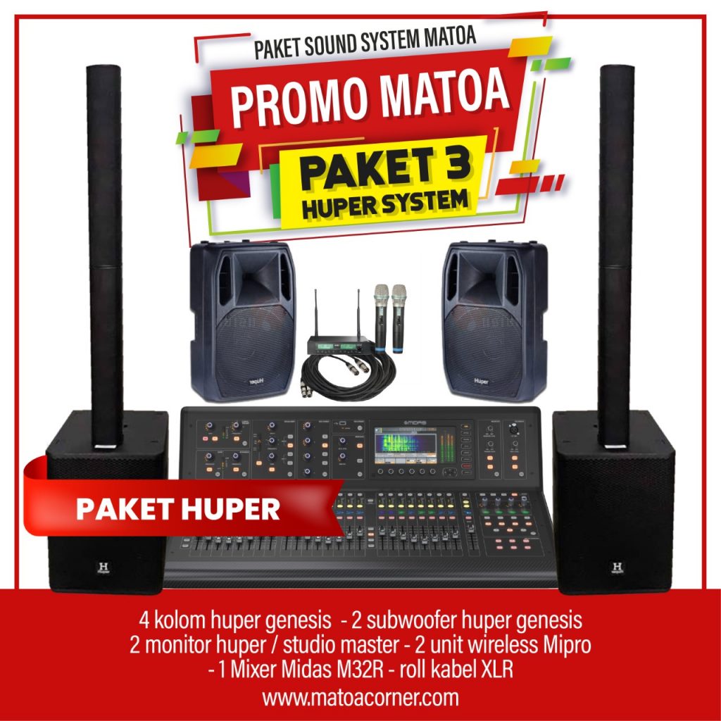 Paket 3 Huper System - Jasa Sewa Sound System
